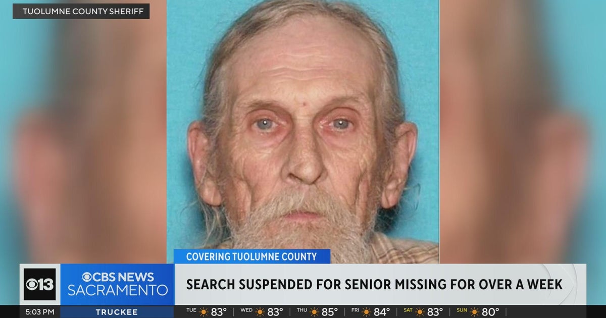 Search suspended for senior missing for over a week in Tuolumne County