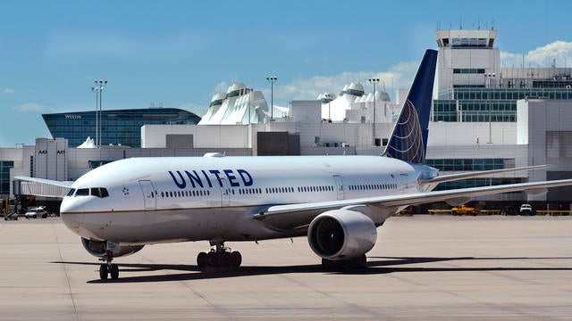 Scenes at Denver International Airport, Denver, Colorado USA 