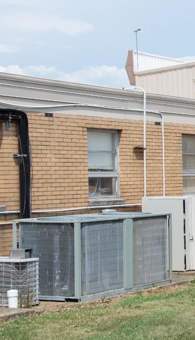 The air conditioning unit that the FBI says Thomas Crooks used to access the roof where he opened fire, as seen in a photo taken by FBI Pittsburgh and released on Wednesday, Aug. 28, 2024.