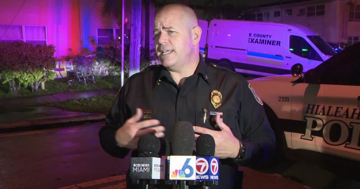 Hialeah police provide update on apparent murder-suicide - CBS Miami