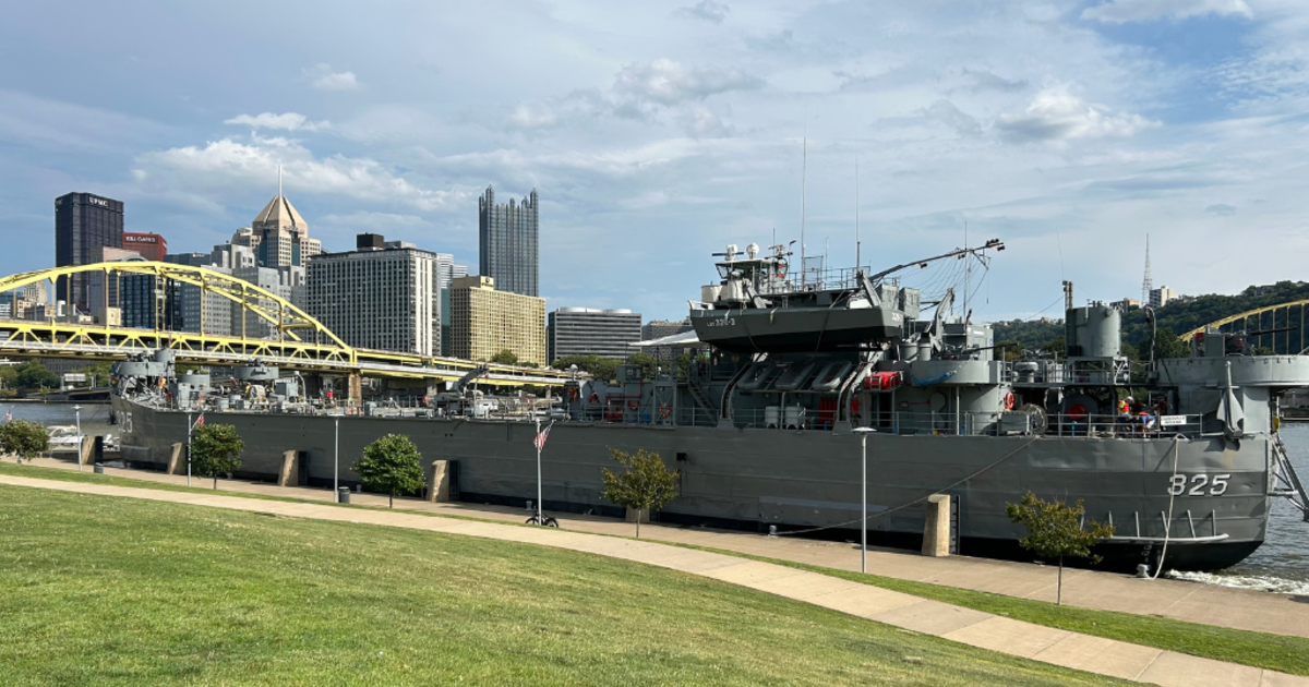 WWII tank landing ship docks on Pittsburgh’s North Shore for tours