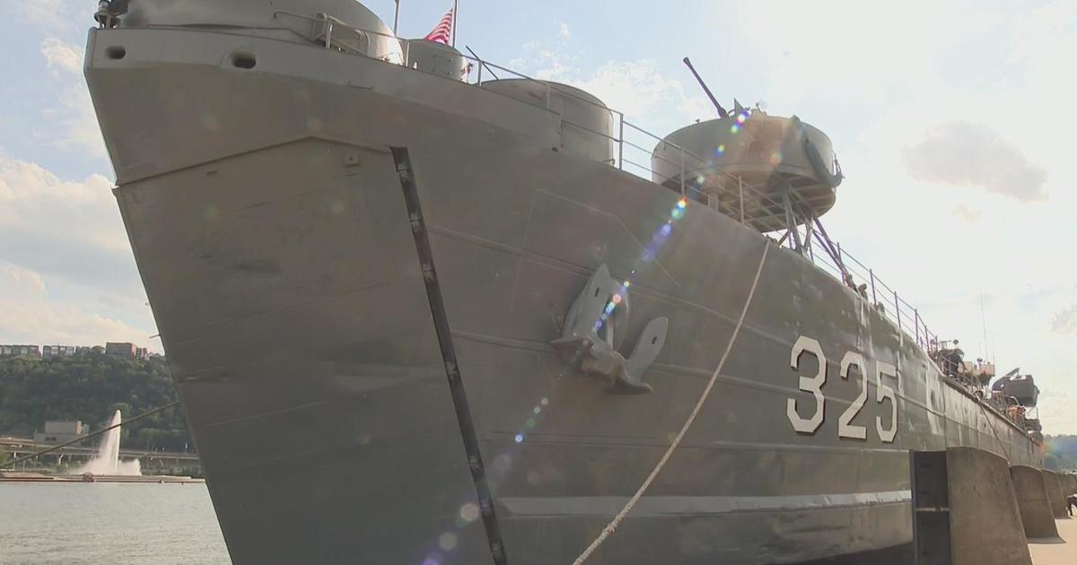 WWII ship docked on Pittsburgh’s North Shore