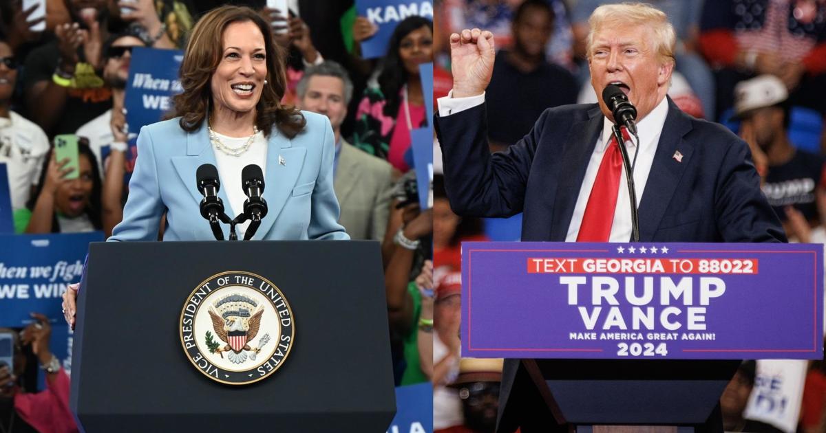 How is Georgia feeling about Donald Trump, Kamala Harris?