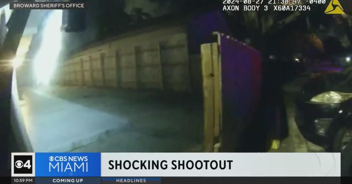 BSO deputies exchange gunfire with armed man in Pompano Beach - CBS Miami