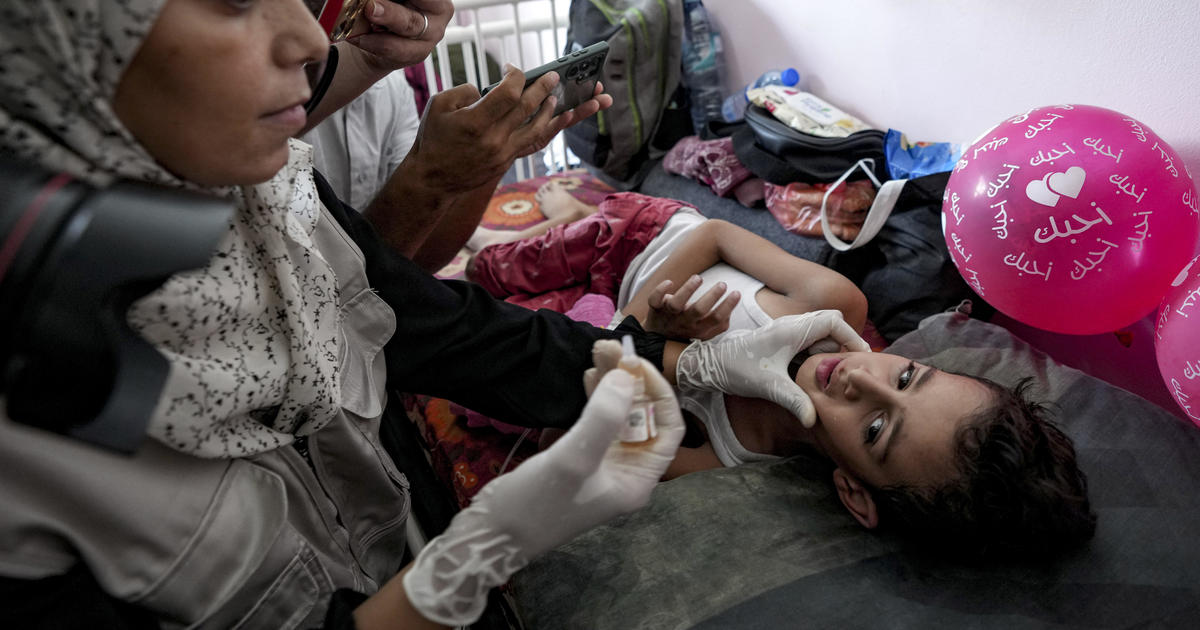 Polio Vaccination Campaign Launches in Gaza