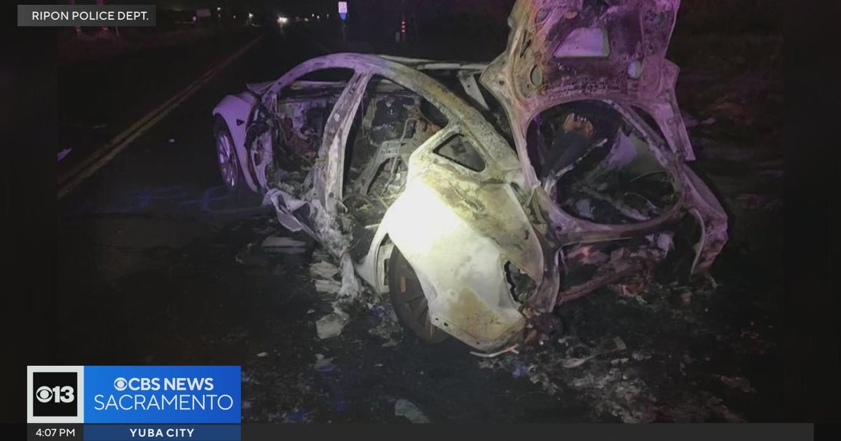 Ripon police officer rescues suffers burns while rescuing passenger from burning vehicle