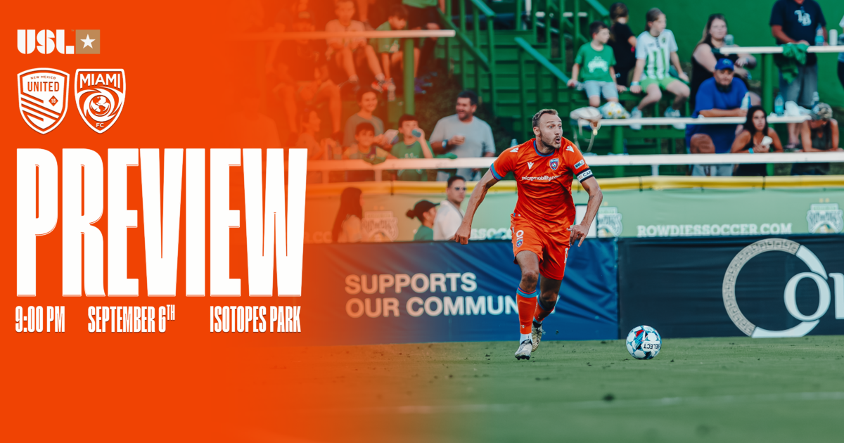 Match preview: Miami FC at New Mexico United