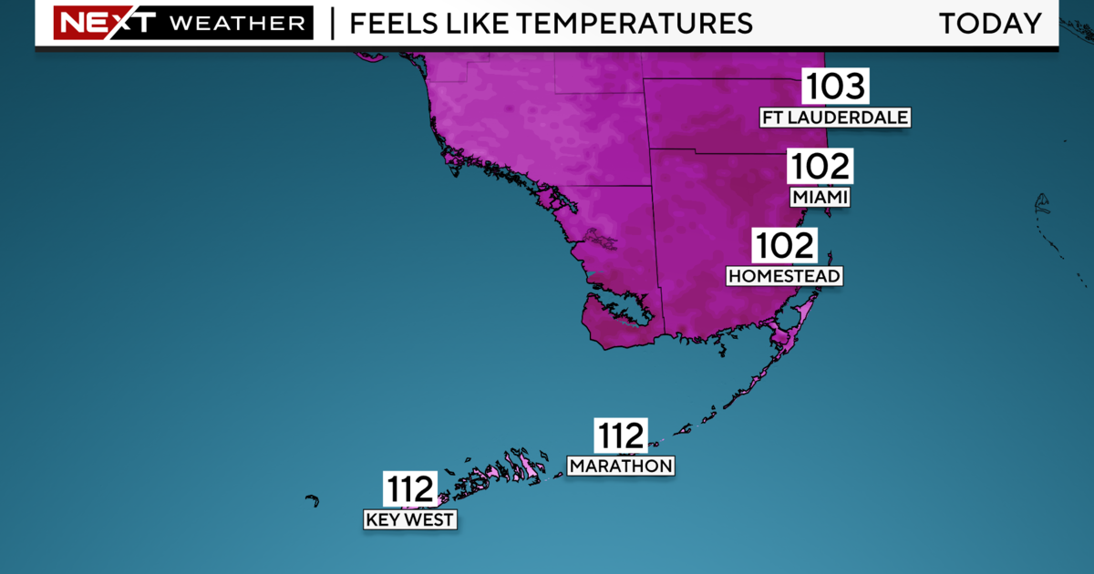 Another hot day for South Florida, with little chance of afternoon rain