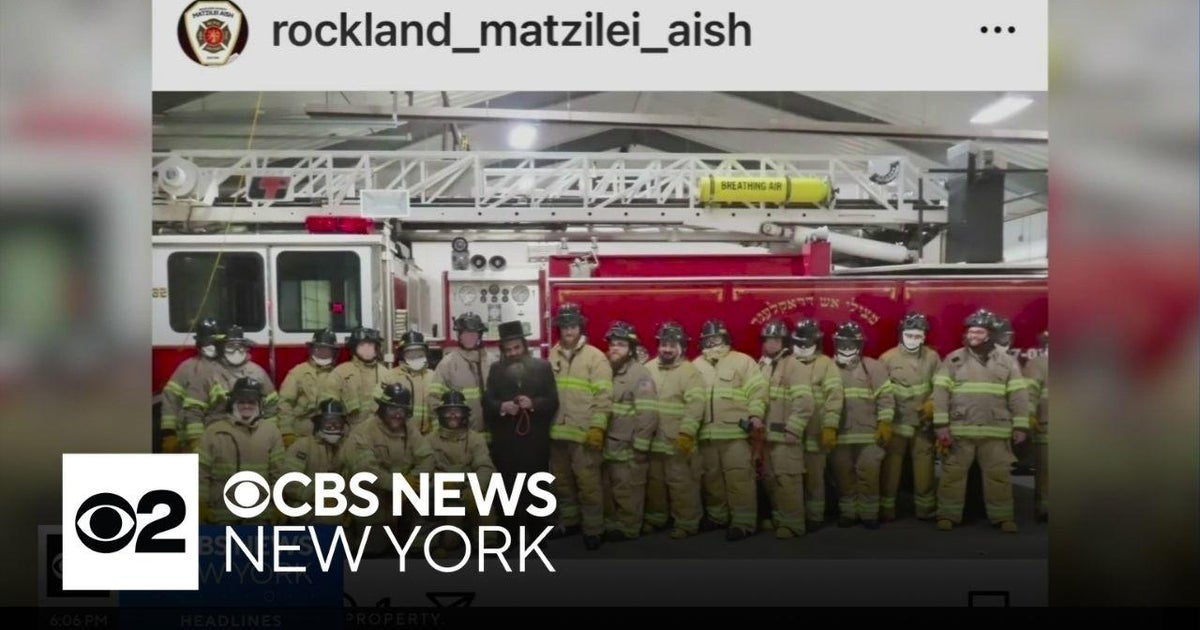 Volunteer firefighting group worries Rockland County leaders - CBS New York