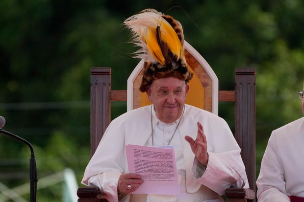 APTOPIX Papua New Guinea Asia Pope