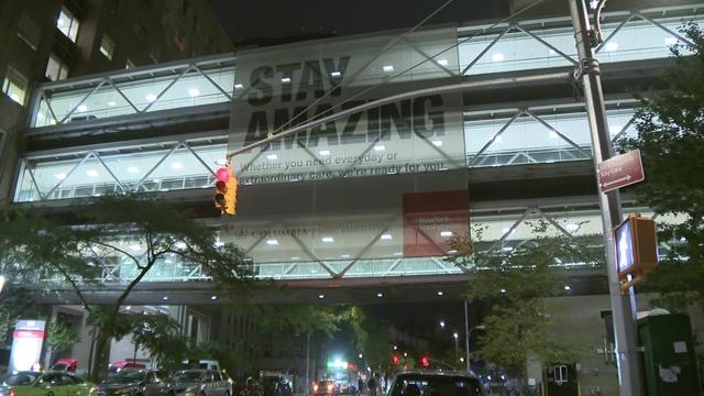 The exterior of NewYork-Presbyterian/Columbia in Washington Heights 