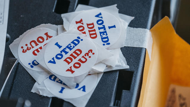 American Voting Sticker 