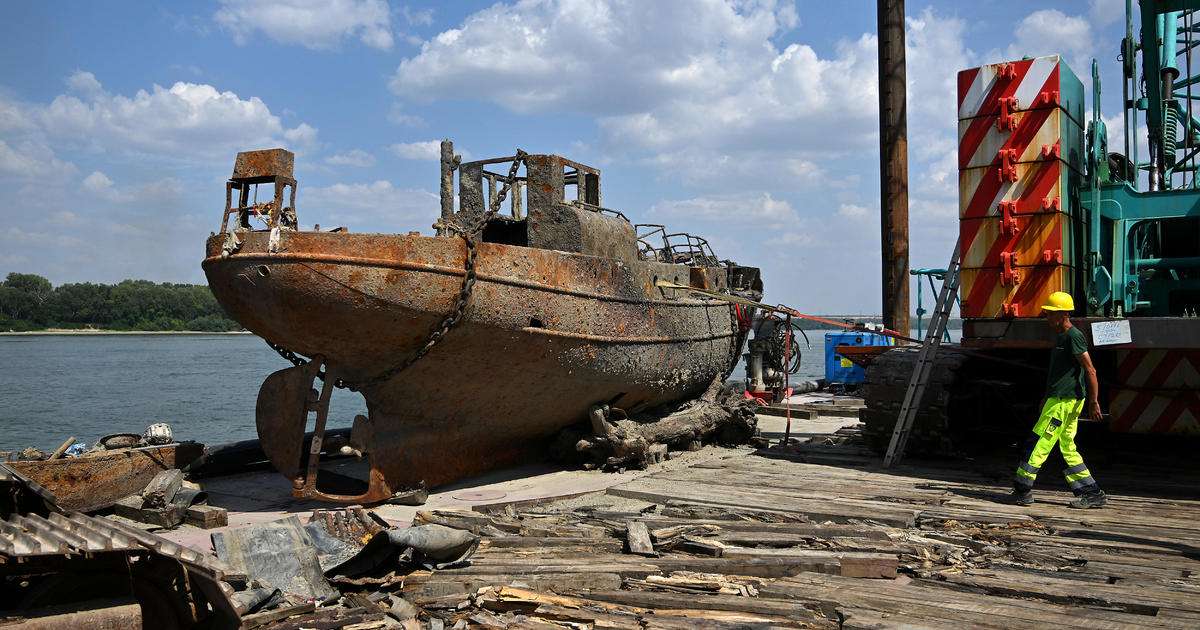 Wrecks of Nazi ships sunk all through International Conflict II emerge in River Danube following summer time drought