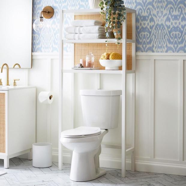 Pottery Barn Westly over-the-toilet ladder 