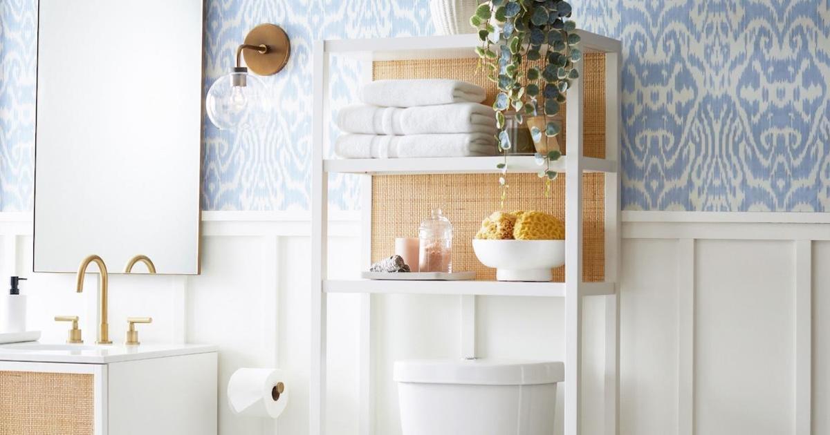 Best over-the-toilet storage solutions for your bathroom