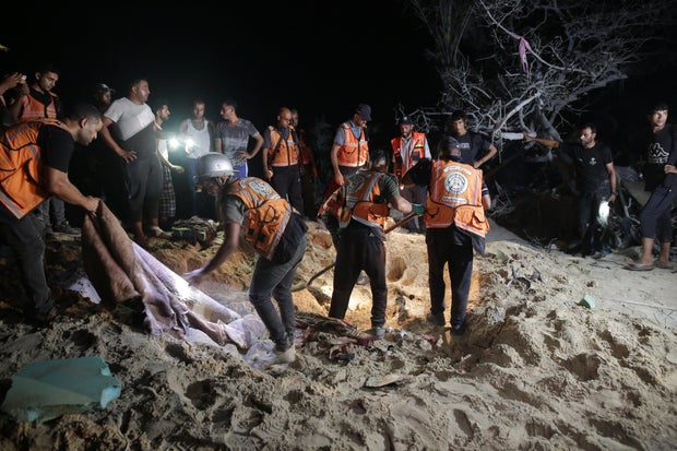 Israeli airstrike on a tent encampment in Gaza kills several Palestinians