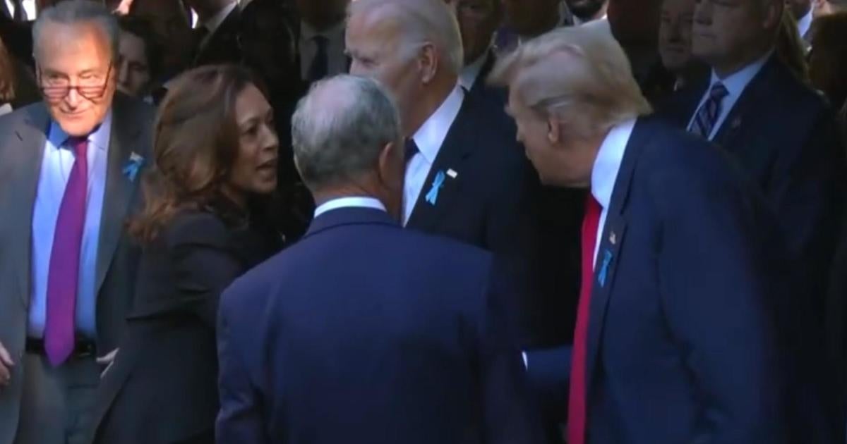 Harris and Trump at 9/11 ceremony after debate