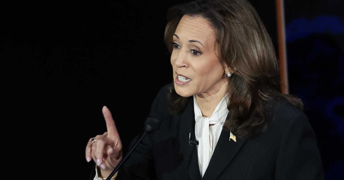 Right-wing influencer spreads false claim that Kamala Harris wore an earpiece during the debate