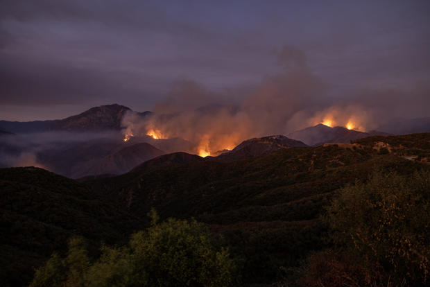 Bridge Fire Burns In Southern California 