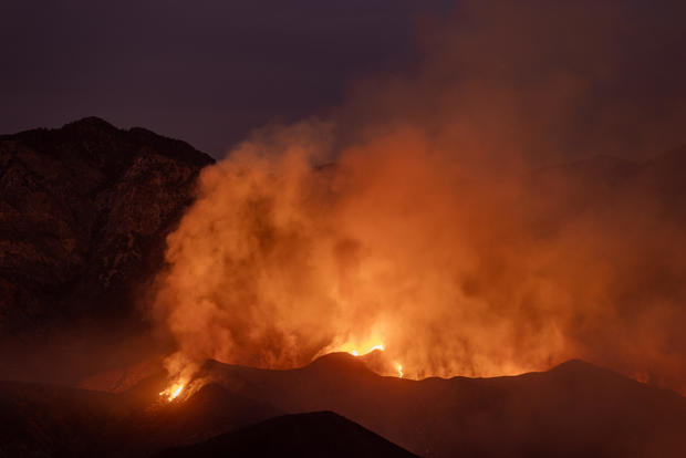 Bridge Fire Burns In Southern California 