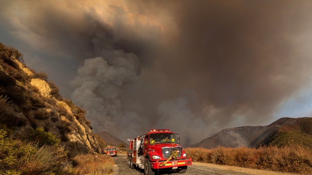 Bridge Fire Burns In Southern California