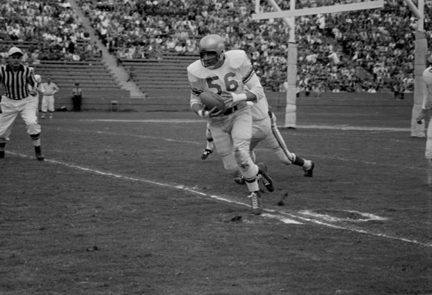 1958-Detroit Lions at Los Angeles Rams Football - Los Angeles Memorial Coliseum 