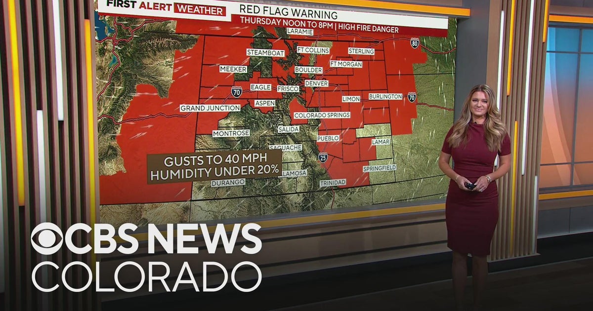 First Alert Weather Day: High Fire Danger with warm and windy conditions - CBS Colorado