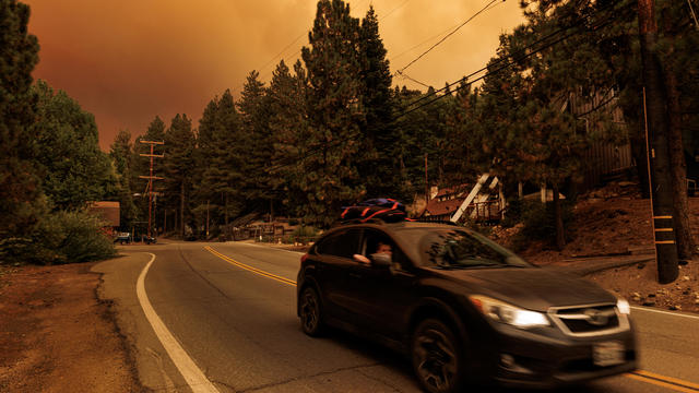 Line fire in Green Valley Lake, CA. 