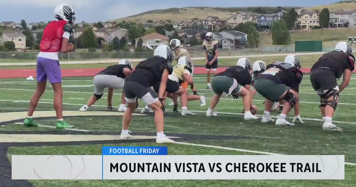 Football Friday head coaches talk about the upcoming Mountain Vista vs. Cherokee Trail game - CBS Colorado