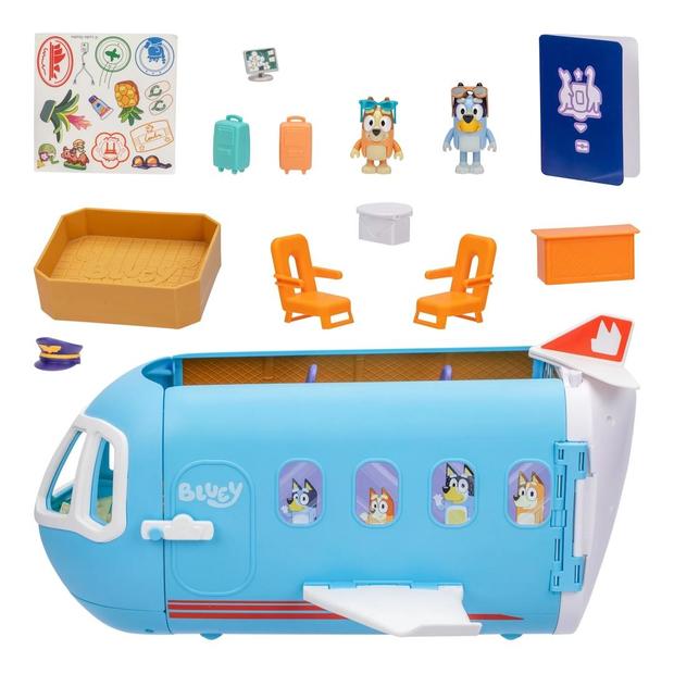 Bluey 3-in-1 transforming plane playset 