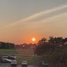 View through wildfire smoke in Michigan 
