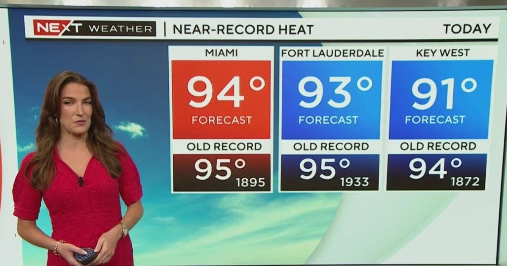 South Florida weather forecast for Sunday 9/15/24 8AM - CBS Miami