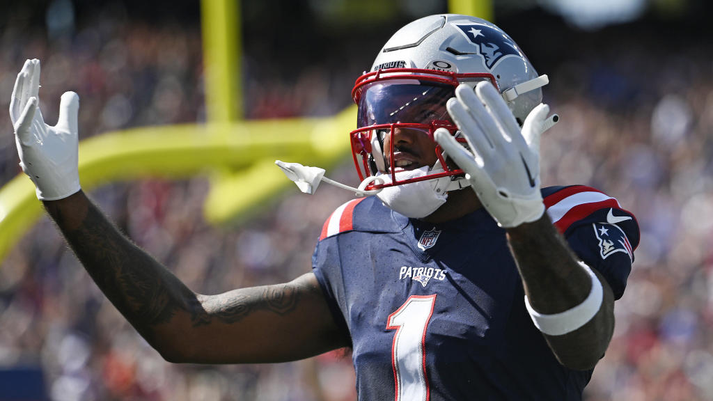 Ja'Lynn Polk scores first career touchdown for Patriots in Week 2