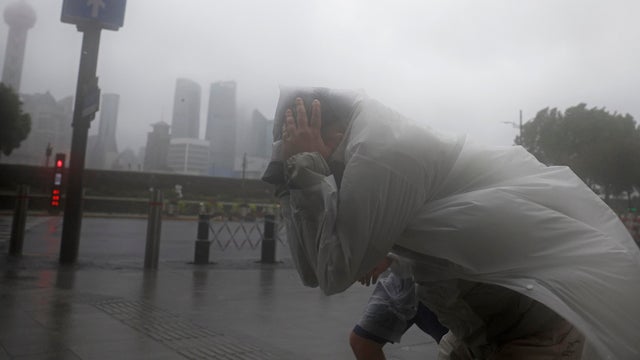 Typhoon Bebinca Makes Landfall In Shanghai