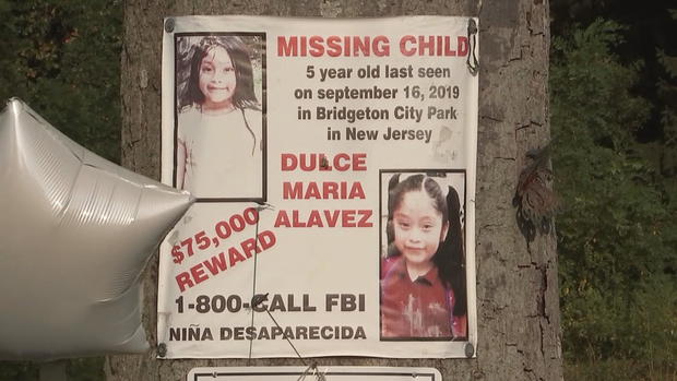 A missing child poster for Dulce Marie Alavez, it says there is a $75,000 reward 