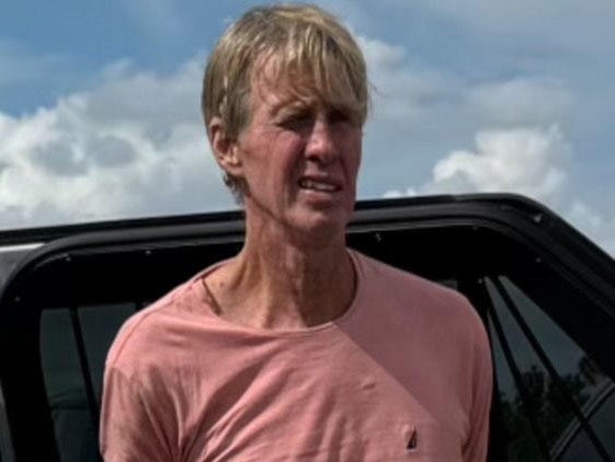 Ryan Wesley Routh is seen at the time of his arrest in a photo obtained from the Martin County Sheriff's Office in Florida.