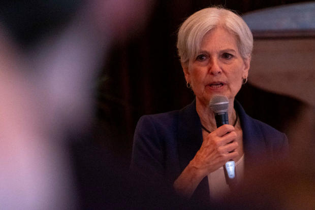 Green Party presidential nominee Jill Stein speaks during the People's 1st Convention in Milwaukee, Wisconsin, on July, 13, 2024. 