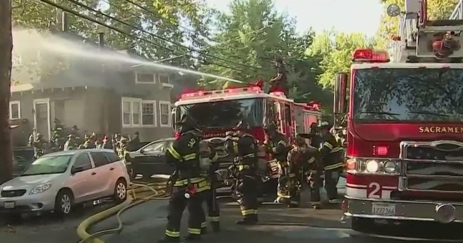 Crews battle structure fire in Midtown Sacramento