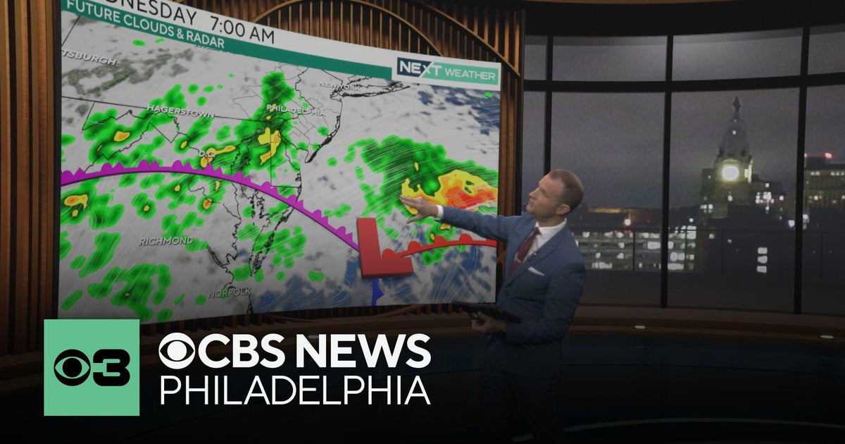 Some showers expected Wednesday in the Philadelphia region - CBS ...