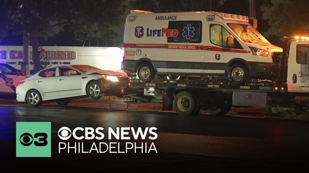 2 injured in ambulance crash in Philadelphia’s Crescentville
neighborhood