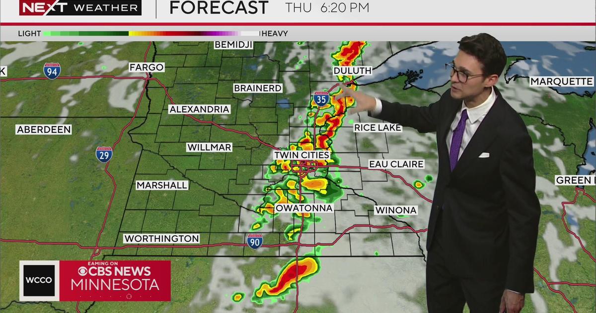 Severe storms possible in Twin Cities Thursday evening