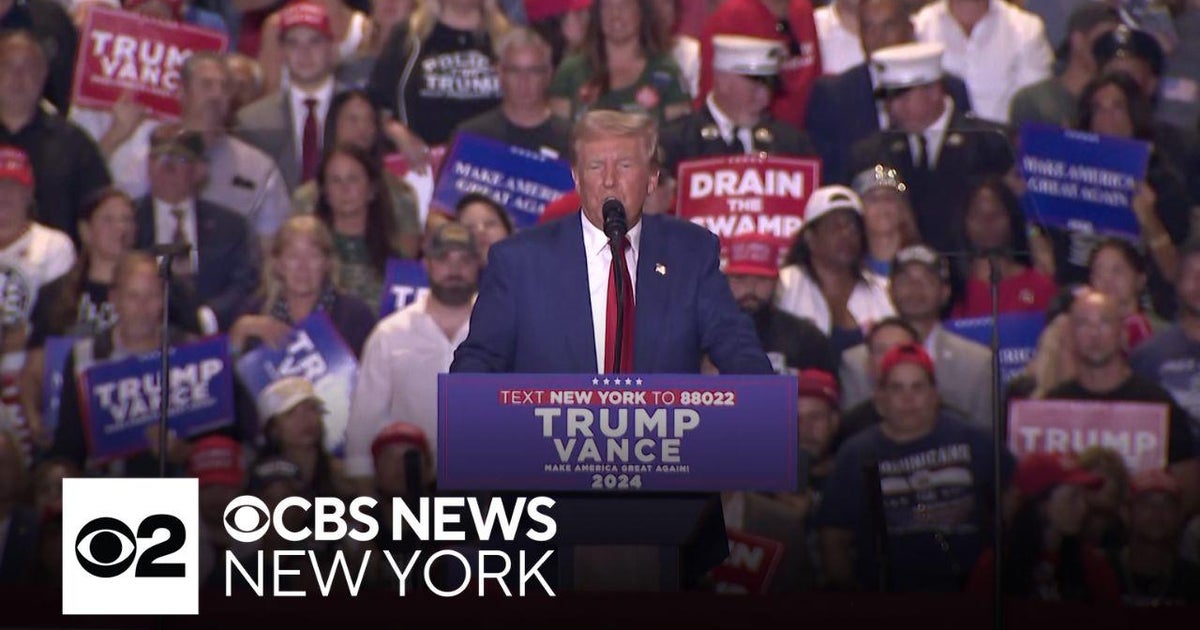 All eyes on Long Island for Trump campaign rally - CBS New York