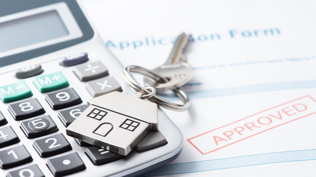 Mortgage Approved Loan Document With House Keys 