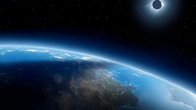 Solar Eclipse from Space