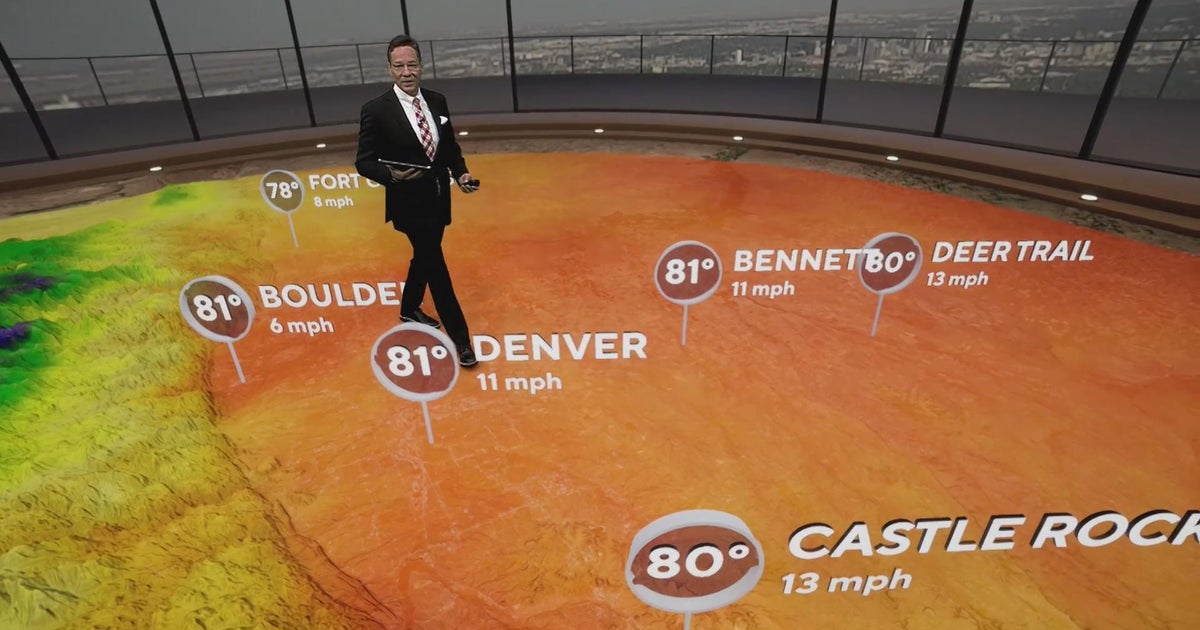 A few easy days before soggy storm rolls across the Front Range - CBS ...