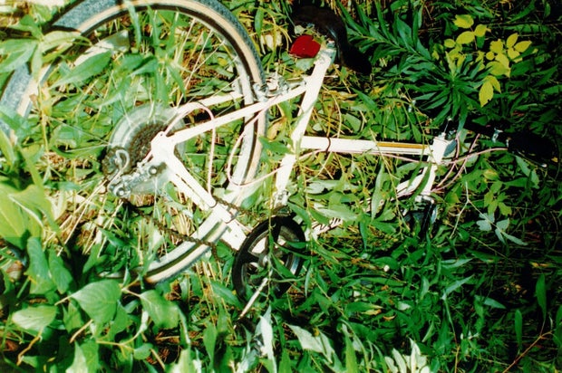 A bicicleta de Sara Wood.