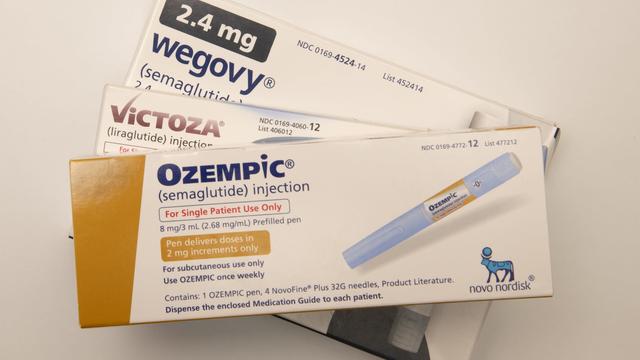 Ozempic, Victoza and Wegovy, injectable prescription weight loss medicines. 