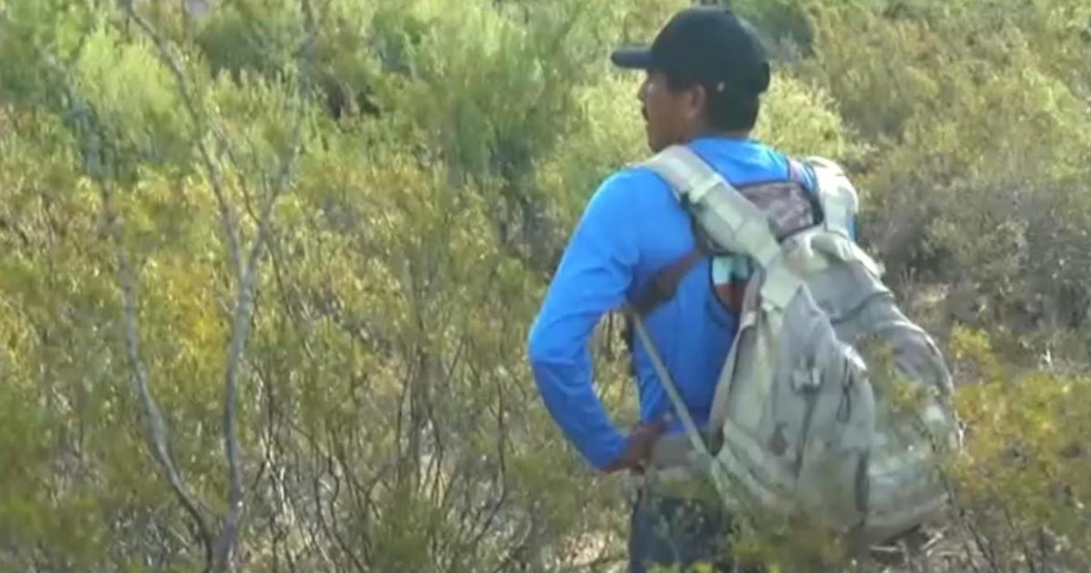 CBS News joins volunteers searching for missing migrants on dangerous path