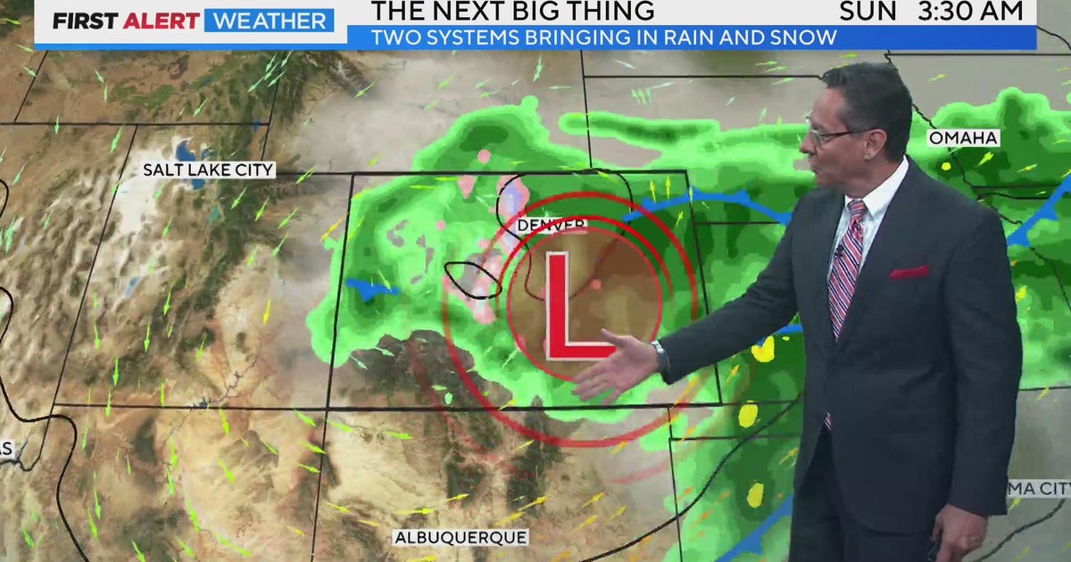 Summer-like Friday before big weekend storm system - CBS Colorado
