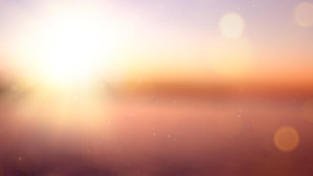 Blurred Landscape of a Golden Sunset / Sunrise 